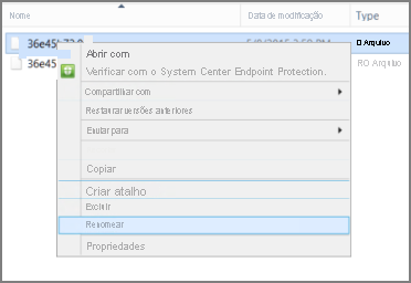Screenshot shows how to rename the root certificate.