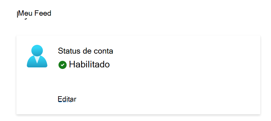 Captura de ecrã a mostrar os utilizadores ativados.