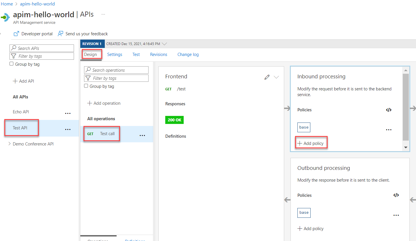Captura de tela mostrando as primeiras etapas para habilitar a simulação de resposta.