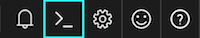 Ícone&nbsp;do Azure PowerShell no portal