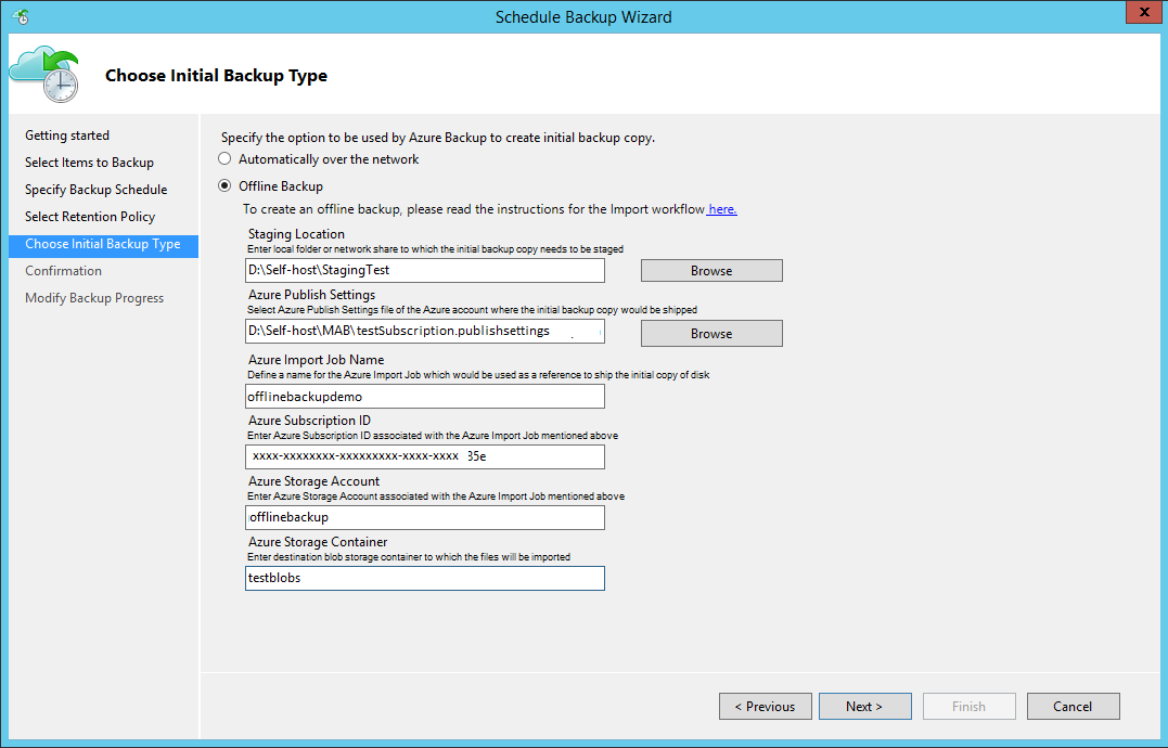 A captura de tela mostra a página Como importar.