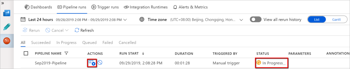 Monitorar o pipeline