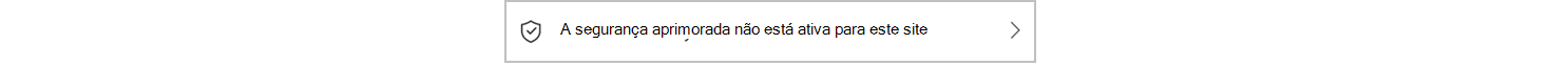 Modo de segurança desativado mensagem