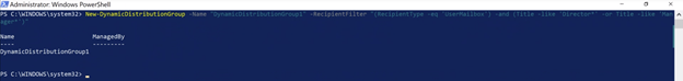 Criando um DDL usando o PowerShell