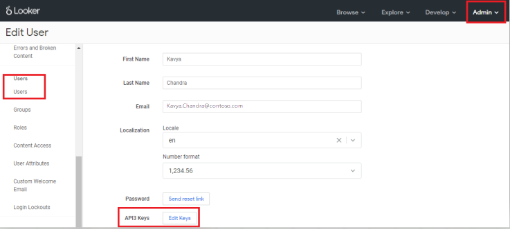 obter detalhes do looker