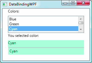 Figure 3 TwoWay Binding in Action