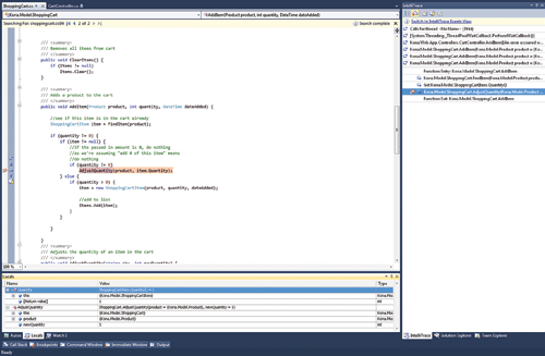 image: Search Results Are Displayed in a Search Results Bar at the Top of the Editor Window