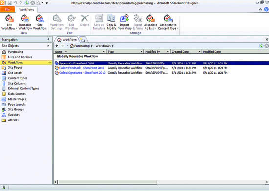 Workflows in SharePoint Designer 2010