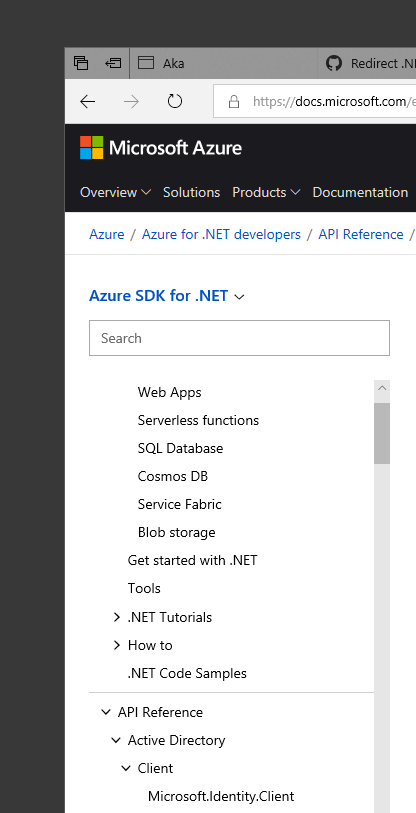 o Fusion TOC nas APIs do Azure