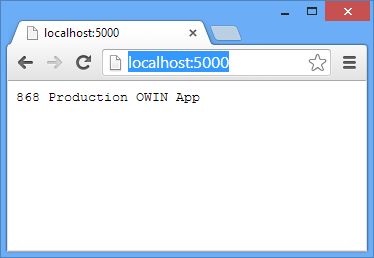 Captura de tela da classe de inicialização De produção.
