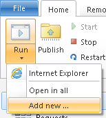 Adicionando nova extensão do WebMatrix Adicionando nova extensão do WebMatrix