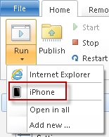 Execute usando o iPhone Execute usando o iPhone