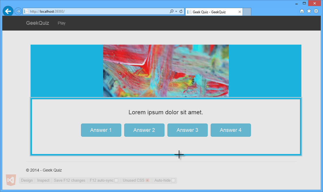Movendo o ponteiro sobre a borda azul claro Movendo o ponteiro sobre a borda azul claro