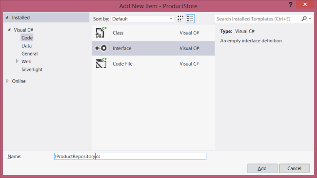 Captura de tela do painel modelos mostrando o menu de modelos instalado, que realça as opções de código e interface em cinza.