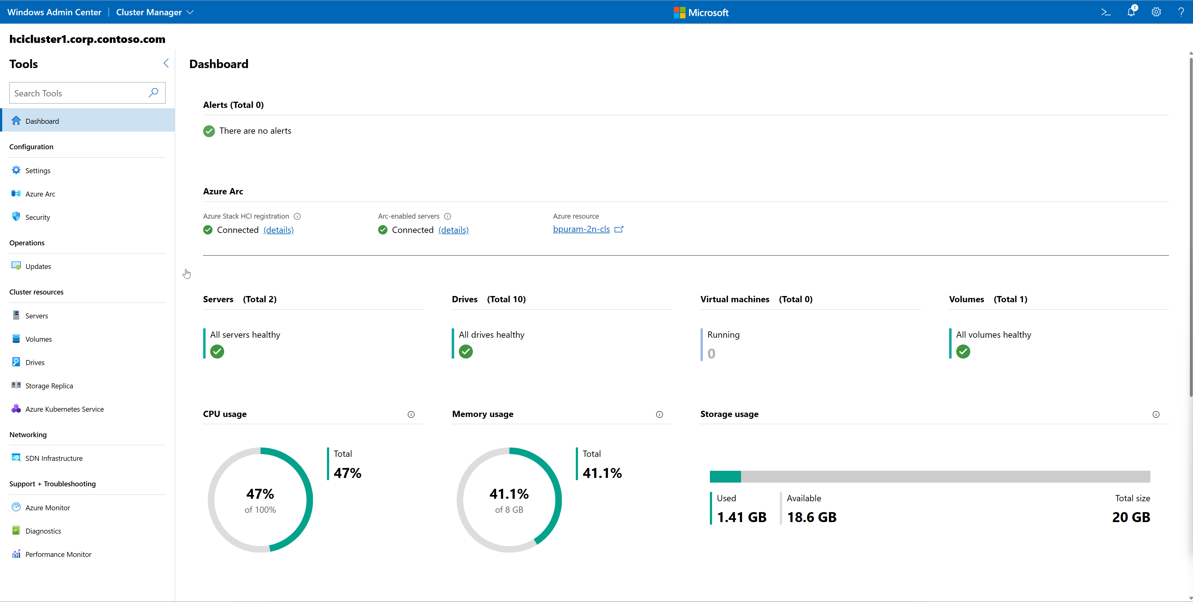 Gerenciar O Registro De Cluster Do Azure Stack HCI - Azure Stack HCI ...