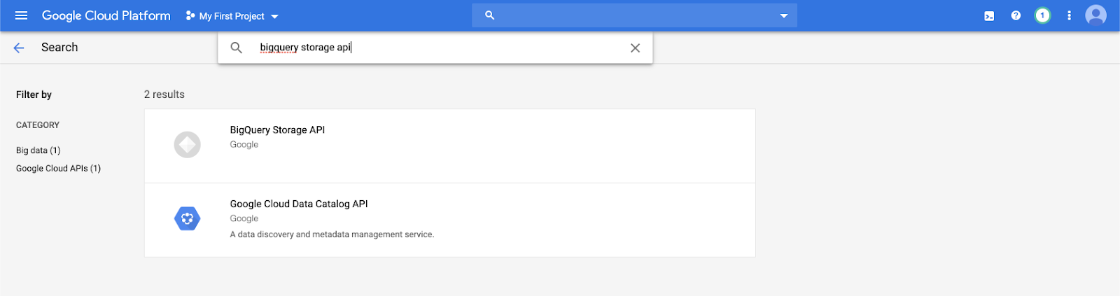 Google BigQuery - Armazenamento