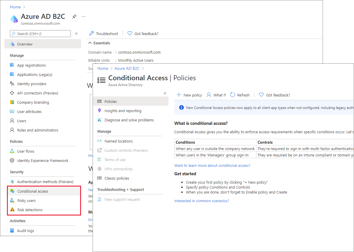 Conditional Access in a B2C tenant