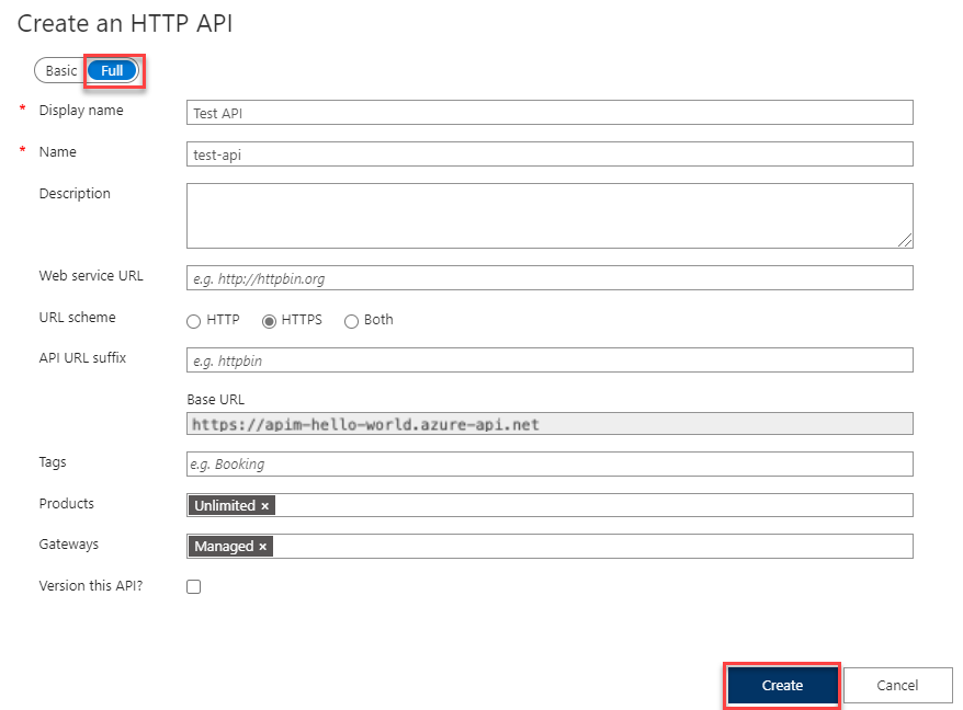 Criar uma API do HTTP