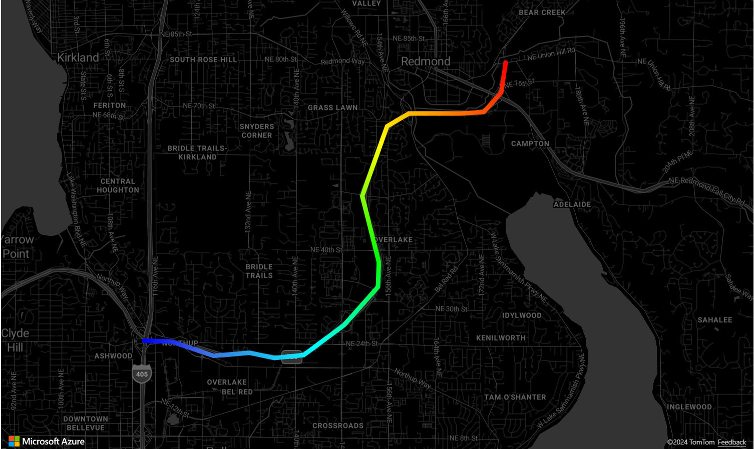 Adicionar uma camada de bolhas a um visual do Power BI do Azure Maps -  Microsoft Azure Maps