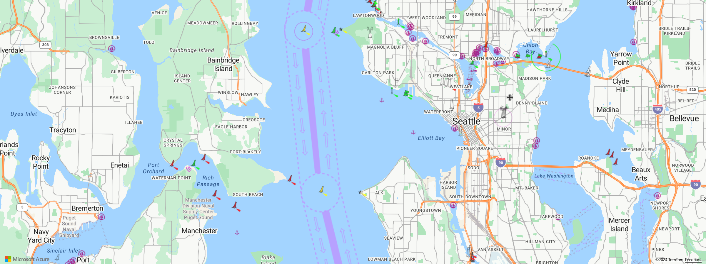 Adicionar uma camada de bolhas a um visual do Power BI do Azure Maps -  Microsoft Azure Maps