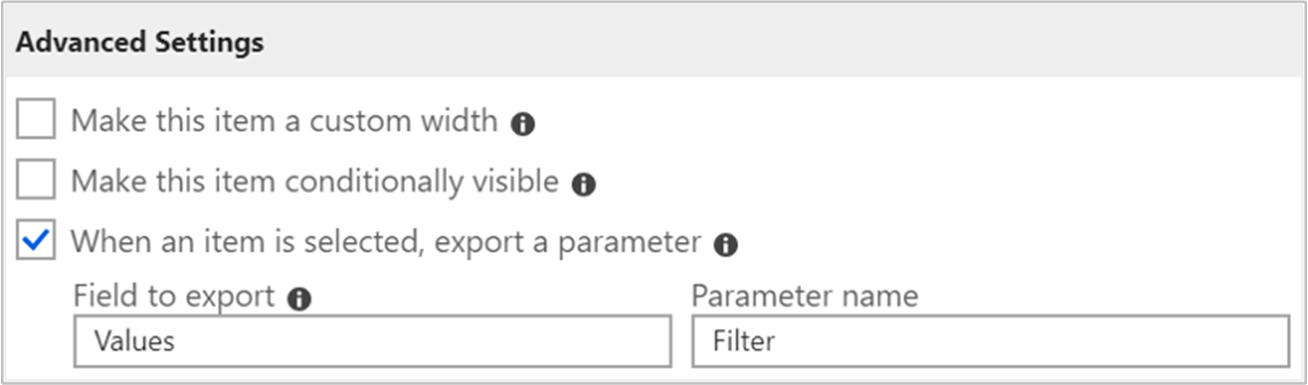 Captura de tela que mostra a caixa de diálogo Configurações avançadas para uma pasta de trabalho de Máquinas virtuais com a opção