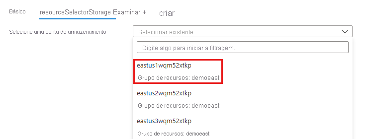 Captura de tela da lista de recurso que não mostra a assinatura porque o elemento definiu a assinatura como Básico.