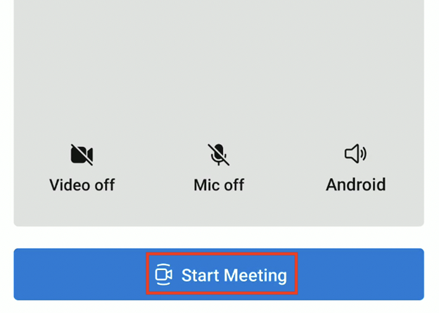 Captura de tela que mostra o exemplo de rótulo personalizado do Android.