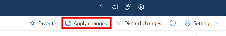 Captura de tela de como salvar as alterações no bloco do painel na interface do usuário da Web do Azure Data Explorer.