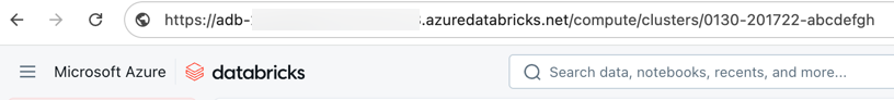 URL do cluster