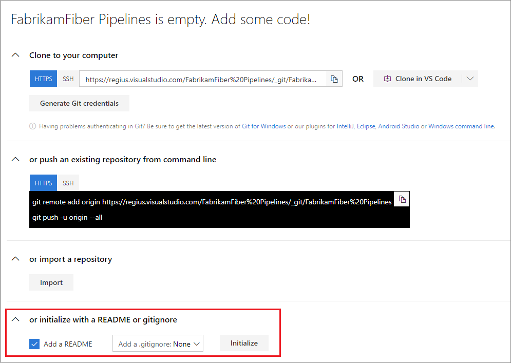 Inicializar o Repositório