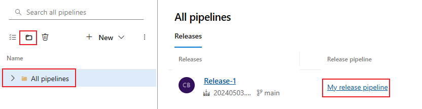 Captura de tela da caixa de diálogo de segurança do estágio do pipeline de versão.