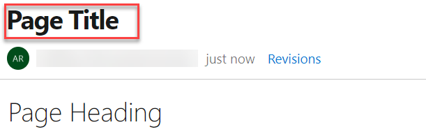 Títulos de página wiki em negrito.