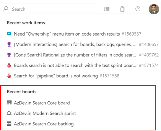 Ative a caixa de pesquisa instantânea.
