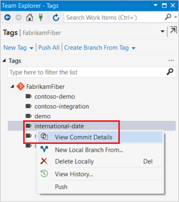 Captura de tela dos detalhes da confirmação do modo de exibição do Visual Studio.