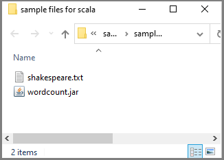 arquivos de exemplo para Scala