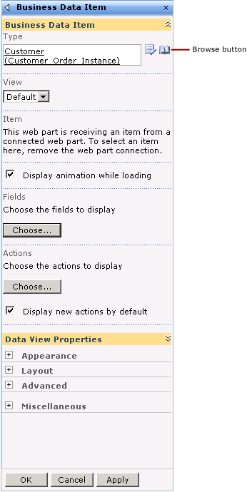29322df5-4ce3-4c1f-a658-39a355dfe2aa Business Data Item tool pane