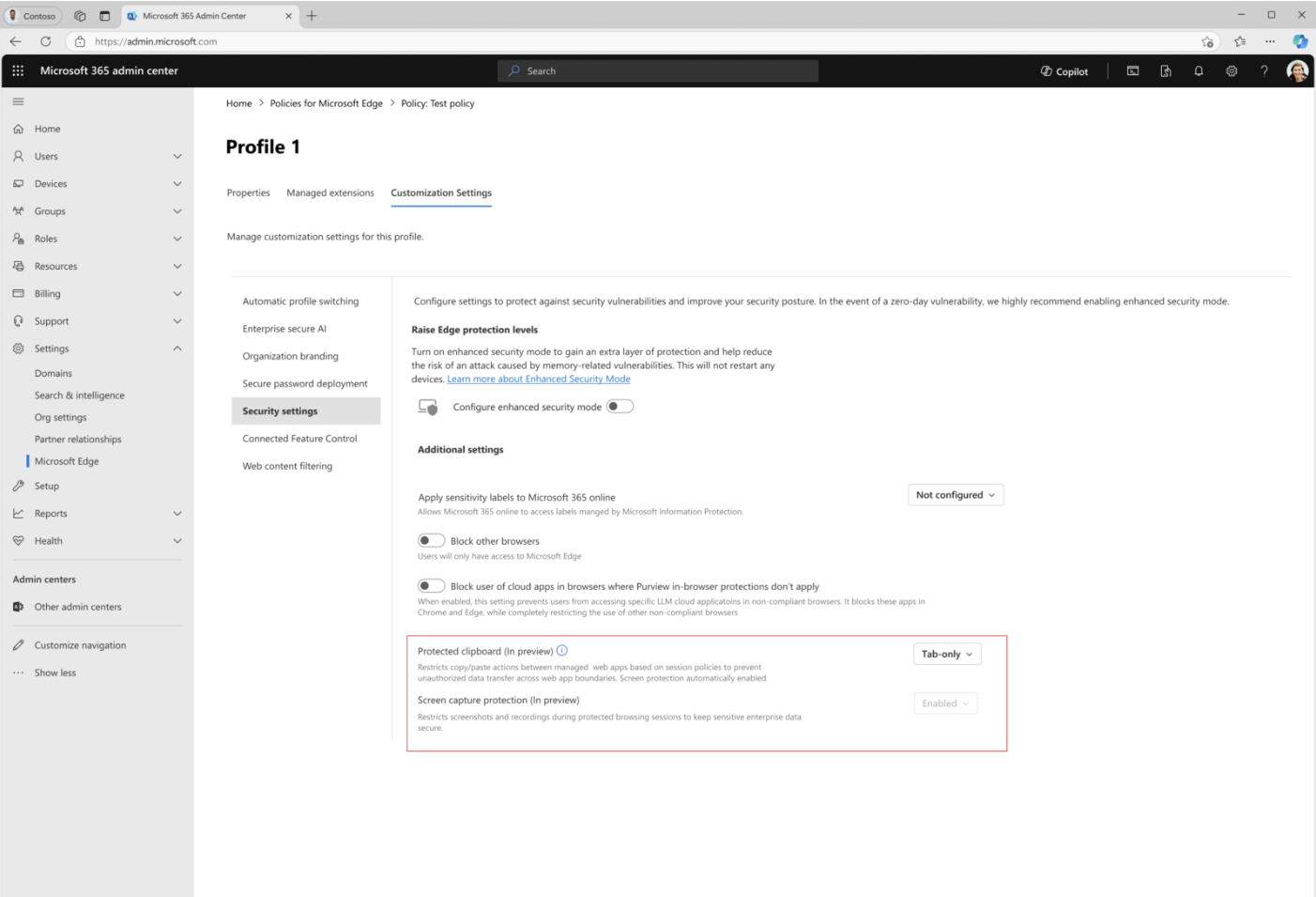 área de transferência