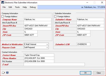 Electronic File Submitter