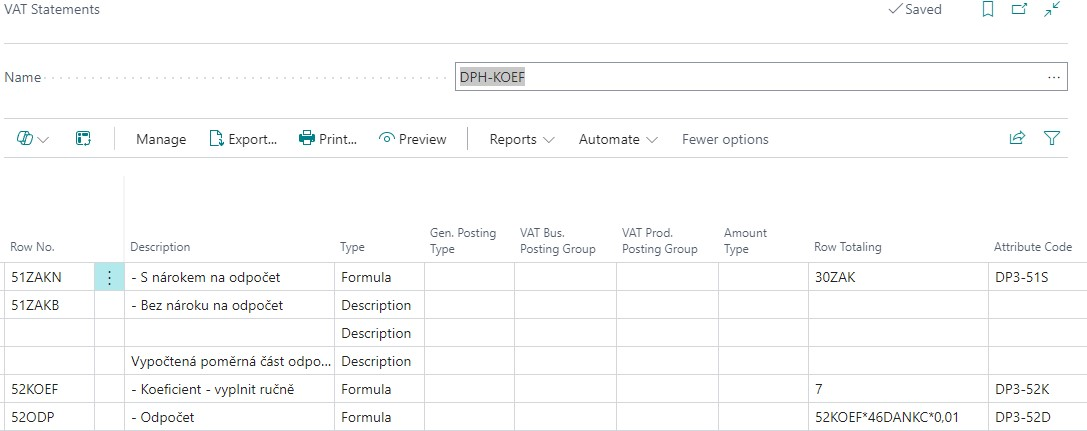 VAT Report with coefficient VAT Report with coefficient