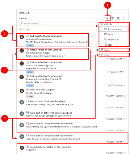 Opções de exibição - Tipos de registro mostrados Opções de exibição - Tipos de registro mostrados