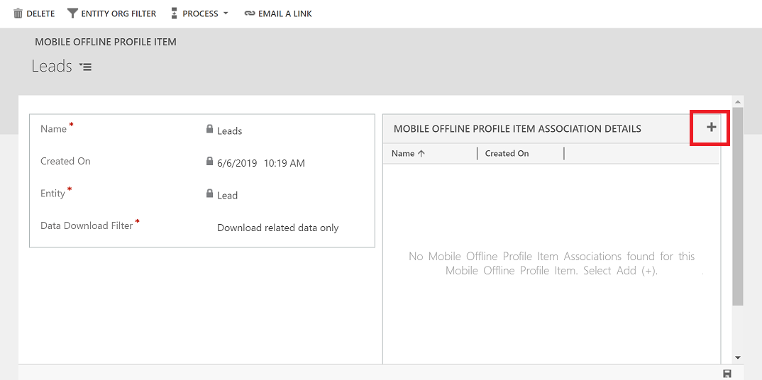 Add Lead entity to offline profile Add Lead entity to offline profile