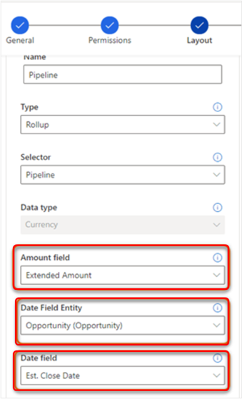 Configure a coluna para previsão.