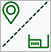 Ícone da etapa de verificação de localização ou placa de licença