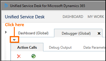 Test action calls & UII actions in debugger Test action calls & UII actions in debugger.
