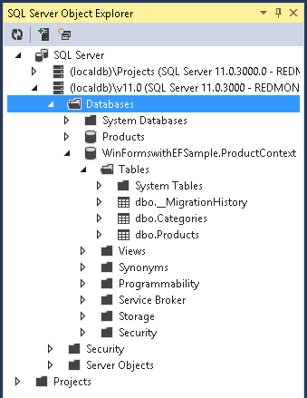 Server Object Explorer