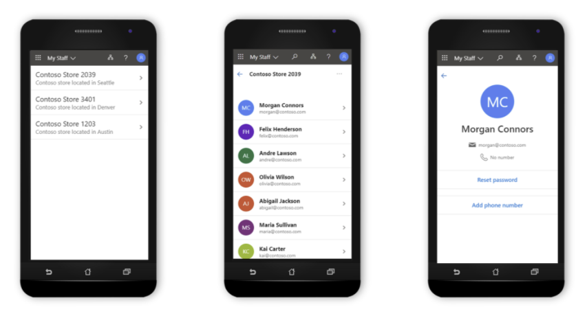 Captura de tela do gerenciamento de usuário delegado no portal Minha Equipe.