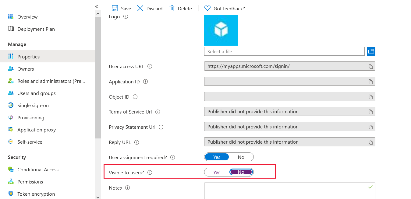 Captura de tela que mostra onde definir a opção 