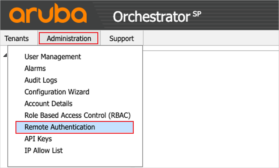 A captura de tela mostra as configurações do sistema da Autenticação Empresarial.