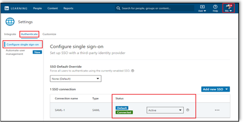 Enabling Single Sign-On