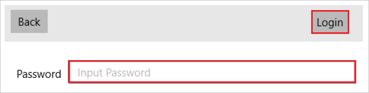 A captura de tela mostra onde inserir sua senha do Microsoft Entra.